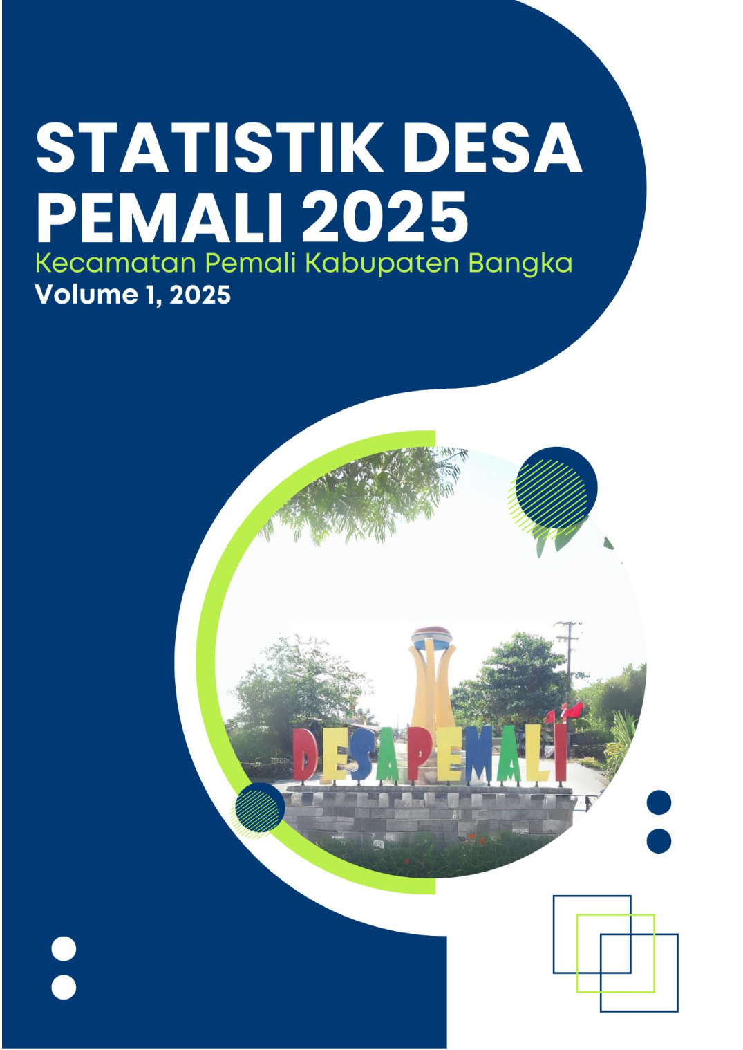 Cover Statistik Desa Pemali 2025